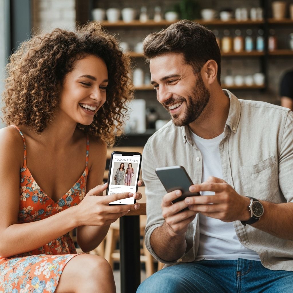 Sharing looks with friends